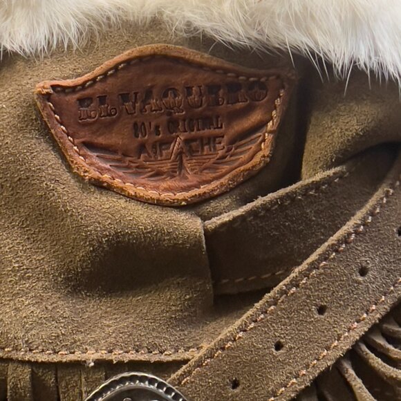 EL VAQUERO - Fringe Ankle boots w/ Fur - Picture 3 of 3